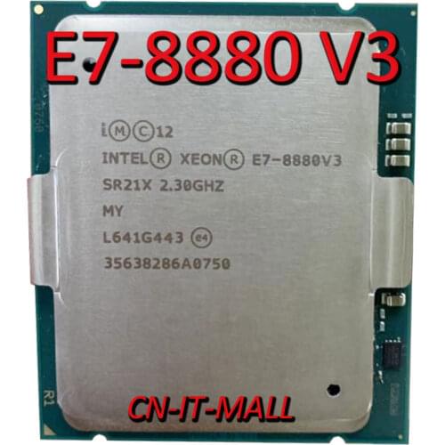 Intel Xeon E7-8880 V3 CPU 2.3GHz 45M 18 Core 36 Threads LGA2011 Processor