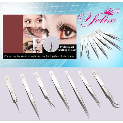 Professional Eyelash Tweezers Eye Makeup for Eyelashes Eyelash Extension Tweezer Beauty Eyebrow Tools Pincet ST