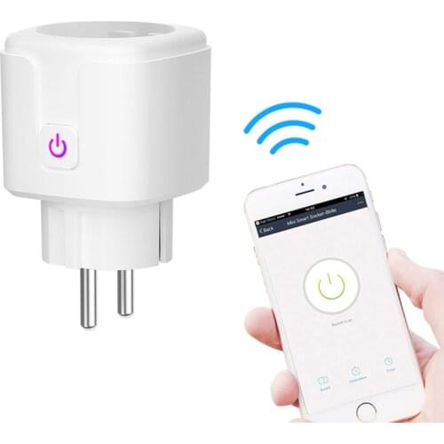 TUYA smart APP Home remote control wifi smart plug alexa voice control time setting 16A smart plug eu