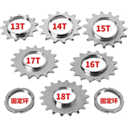 20pcs/lot BMX FIXIE BICYCLE BIKE SINGLE SPEED FREEWHEEL 13T 14T 15T 16T 17T 18T With Assembly rings Steel