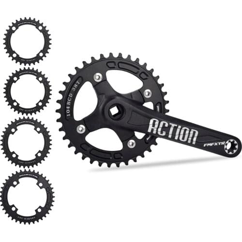 Mountain Bike Aluminum Alloy Chainwheel 32-38T Chainring 104BCD Bicycle Accessories