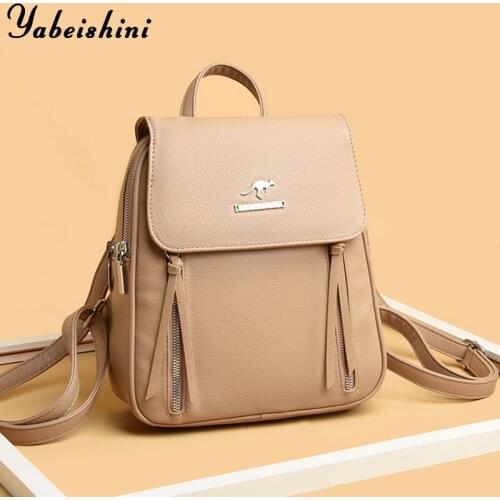 Large Capacity Trave Back Pack 2021 Fashion Women Backpack Designers Brand Backpacks for School Teenagers Girls Leather Bookpack