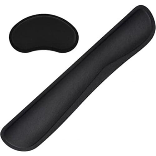 1 Set Excellent Anti-slip Gaming Mouse Wrist Support Cushion Set Enlarge Keyboard Wrist Rest Pad Supplies Set for Daily Use