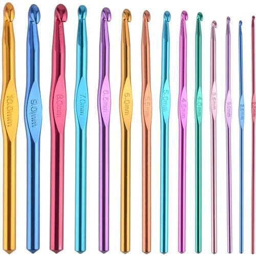 1pcs Needles Weave Metal Knitting Yarn Crochet Hooks DIY Craft Needlework Knitting Accessories