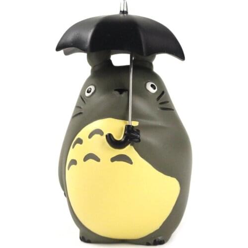 10.5cm Miyazaki Hayao My Neighbor Totoro with Umbrella PVC Action Figure Collectible Model Toy Birthday Gifts For Children
