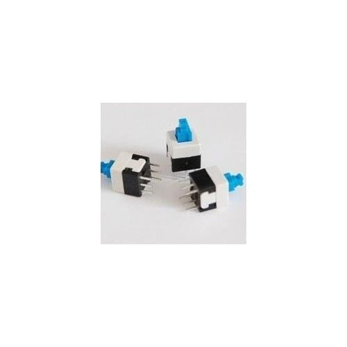 1000pcs 8*8 self locking switch,Long life use 8mm x 8mm Miniature Self-locking Switch Push Rectangle Button 6-pin