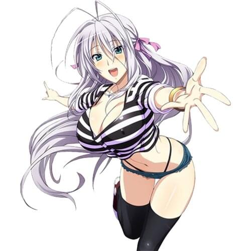 13cm Sexy Uniform Girl Decal High School DxD Anime JDM Car Styling Render Waterproof Car Sticker