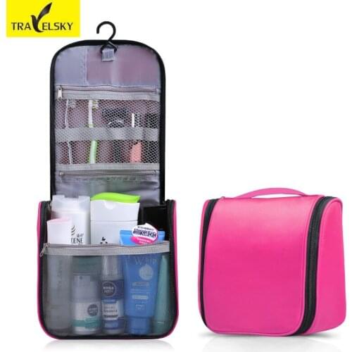 3pcs/set Upgrade large Ladies Wash Bag Toilet Bag Hanging Makeup Bag 8 colors waterproof wear-resisting free shipping 13547