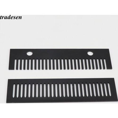 1~5Pc 10 20 30cm Black Acrylic Fish Comb Removable Overflow Combs Filter Strip Water Tank Overflow Board Aquarium Accessories