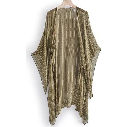 JHBeute Spring Womens Fashion Long Vertical Stripe Scarf Shawl for Sunscreen Women Shawl Headscarf Four Seasons Scarves hijab