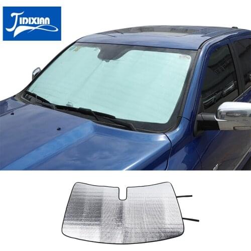 MOPAI Sun Visor for Dodge RAM Car Front Anti UV Ray Window Windshield Sunshade Cover for Dodge RAM 2010-2015 Car Accessories