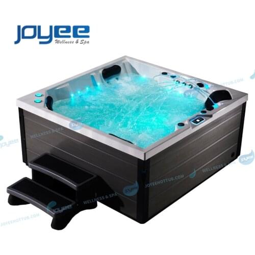 JOYEE 2021 New Design Factory OEM 5 Person Acrylic Gecko Control Outdoor Garden Whirlpool Spa Jacuzzi