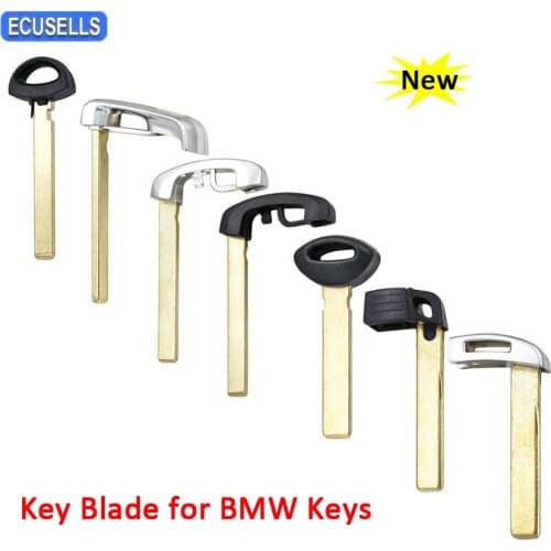 Smart Remote Key Blade Emergency Key Blade Uncut Blank Key Blade For BMW 1 3 5 6 7 Series X5 X6 MiNi Cooper R56 R57 R58 R59 R60