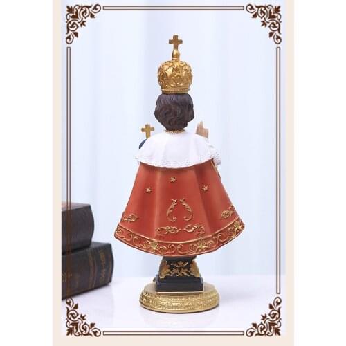 Mini Jesus Holy Statue Religious Figurine Sculpture Christ Figure Home Decor