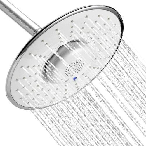 Music Shower Head with Wireless Detachable Bluetooth Speaker Full-Coverage Spray Nozzle Showerhead for Bathroom