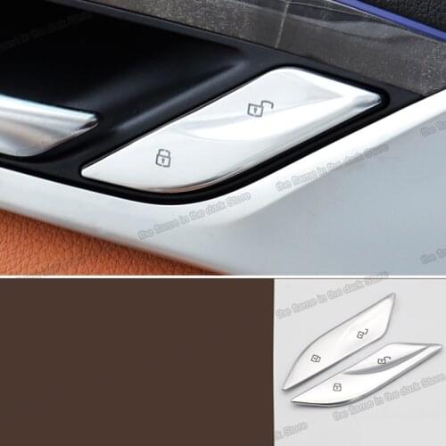 Car door lock unlock button sticker trims for bmw 640i gt 6 series 6gt 2018 2019 2020 2021 2022 g32 accessories auto styling