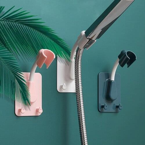 360° Adjustable Bathroom Shower Head Holder Wall Mounted Hand Shower Holder Shower Brackets Bathroom Accessories