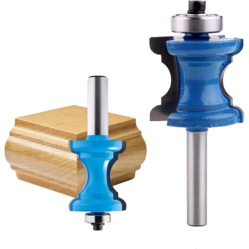 New 1/4'' Shank Bullnose Bead Column Face Molding Router Bit For Woodworking Tools