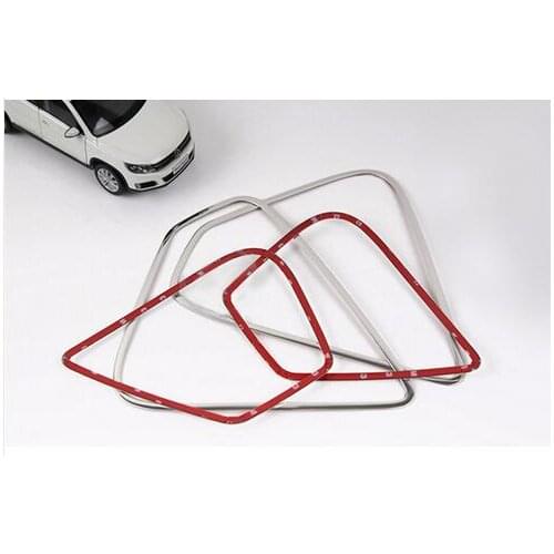 Side Door Speaker Frames Cover Trim 4pcs Chrome steel For Volkswagen Tiguan 2015 2014 2013 2012 2011 2010