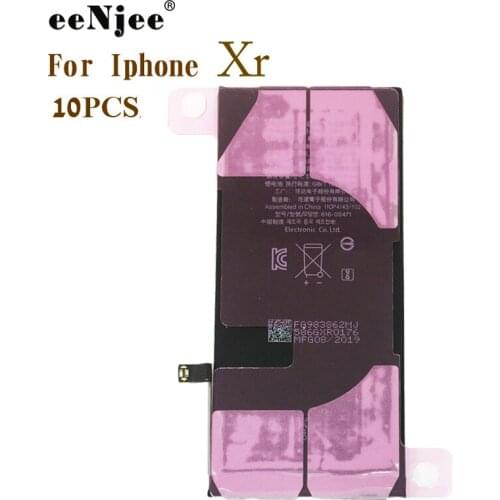 EENJEE 10pcs/Lot SmartPhone Battery For iPhone XR Authentic Replacement Part OEM China Zero Cycel New