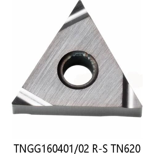 Original TNGG160401R-S TNGG160402R-S TN620 TNGG160401 TNGG160402 R-S Lathe Cutter Turning Tools Carbide Inserts TNGG 160401 1604
