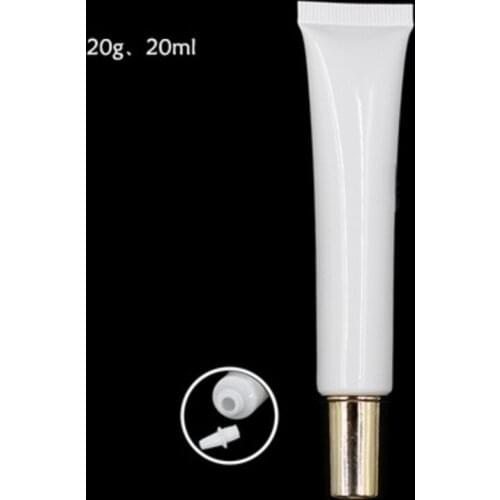 20G 20ML Plastic Hose Soft Bottles, Medical or Cosmetic Cream Tubes, BB Cream Hand Cream Gel Packing Tubes Bottles, 100pc/Lot