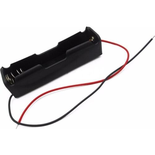 DIY Plastic 18650 Battery Storage Box Case Holder Lead Batteries Clip Holder Container with Wire Lead Pin Dropshipping