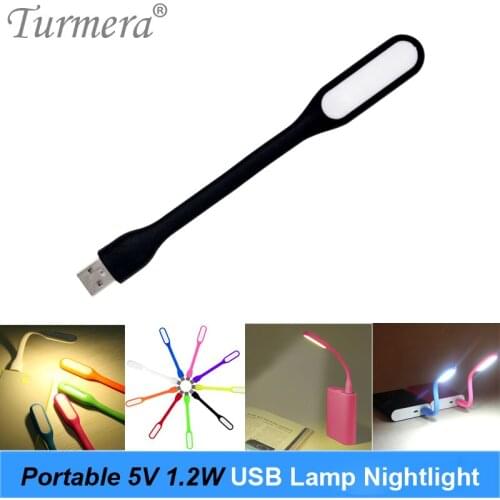 Portable 5V 1.2W LED USB Lamp Book Light Mini USB LED Light Power Bank Portable Notebook LED Reading Light Bulb USB Night Lights
