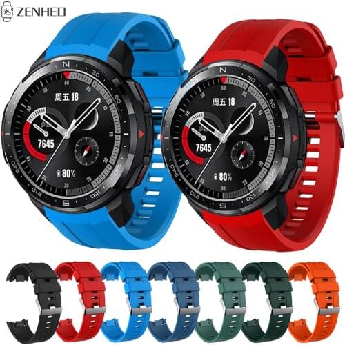 For Huawei Honor Watch GS Pro Silicone Bracelet Strap Replacement 22mm Watchband For Huawei Honor GS Pro Wrist Band