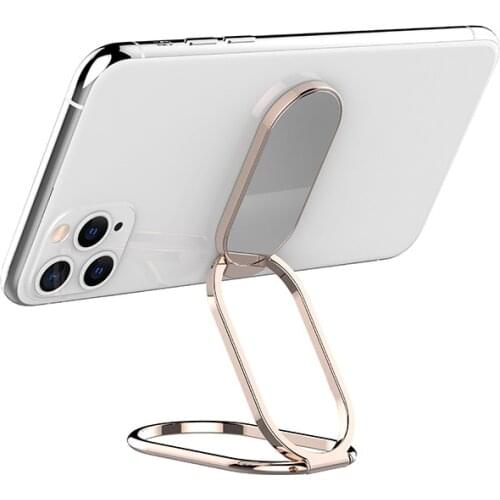 Luxury Rotatable Phone Holder Folding Rotatable Magnet Metal Finger Ring Smartphone Socket For Magnetic Smartphone Stand