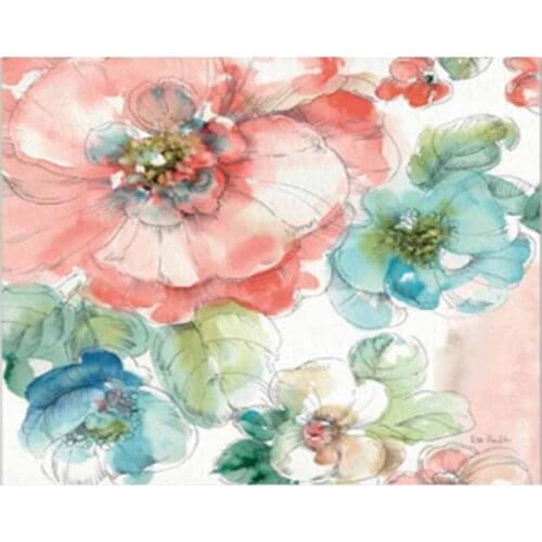 YIKEE 5diy Diamond Painting Flower 5d diy Full Square Diamond Embroidery Rhinestone Mosaic Painting Home Decor k1690