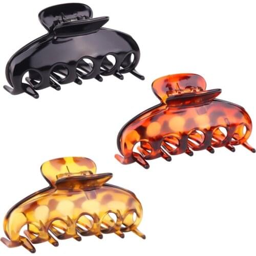 9cm Hair claws Hairpins Trendy Hair Clip For Women Girl Accessories Hair Turtle/black ACC25