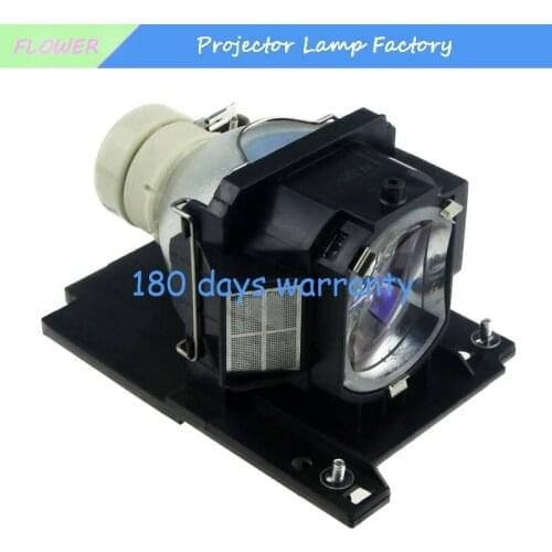 DT01021 DT01022 DT02026 for Hitachi CP-X2010N/CP-X2510/CP-X2510E/CP-X2510EN/CP-X2510N/CP-X3010 Replacement projector lamp
