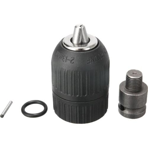 1PC 2-13mm SDS Plastic Drill Chuck Metal Drill Chuck Keyless Converter Power Tool Set Full Plastic Chuck + 1/2 Threaded Joint