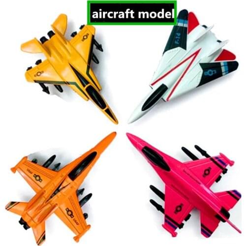 1pcs Alloy Aircraft model kids toys Military Model Toy Lifelike Warplane Kids Fighter Pull Back Airplane Birthday Xmas Gift