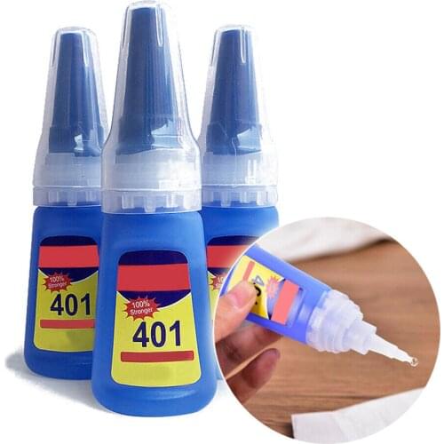 401 Multi-Purpose Super Glue Instant Adhesive 20g Bottle for DIY Craft Toys Fast Reparing