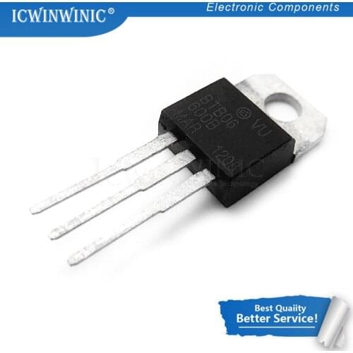 5piece BTB06-600B BTB06-600B BTB06 Triacs 6 Amp 600 Volt TO-220 new original In Stock