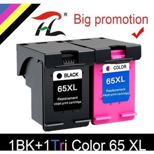 HTL Ink cartridge 65XL Compatible for hp 65 XL Cartridge hp65xl hp65 for hp Envy 5010 5020 5030 5032 5034 5052 5055 printer