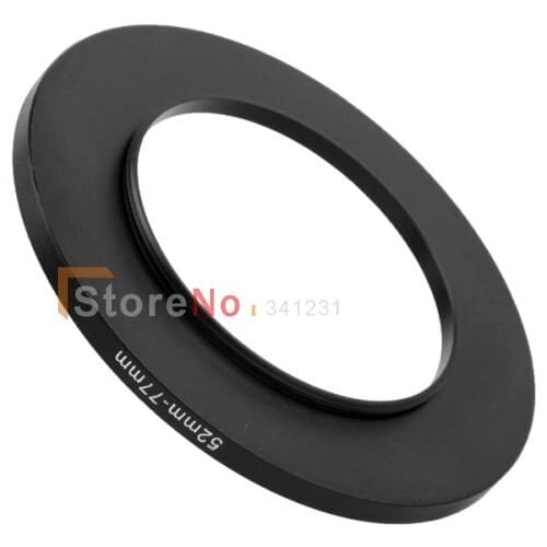 2pcs Black Step Up Filter Ring Lens Ring 52mm to 77mm 52mm -77mm 52-77mm With Tracking Number