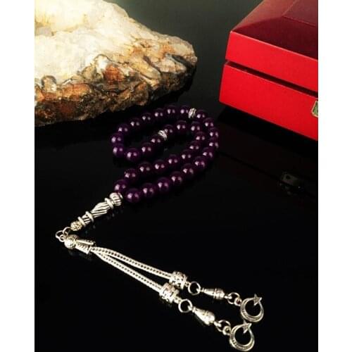 Dr stone natural stone AMETHYST Rosary XAH13 439391034