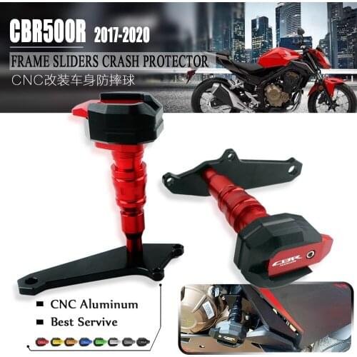 For Honda CBR500R CBR500 R CBR 500 R 2017-2020 Motorcycle Falling Protection Frame Slider Fairing Guard Anti Crash Pad Protector