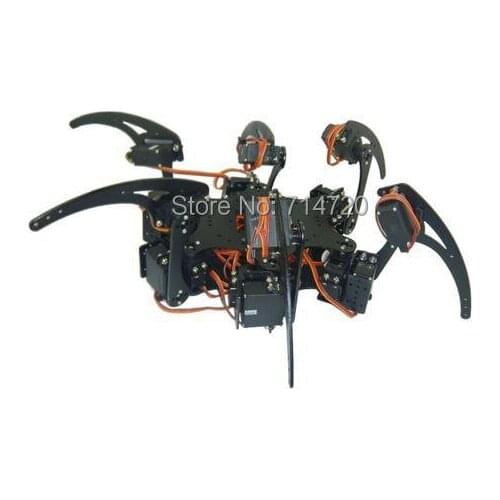 Hexapod robot hardware kit (no servos and electronics)