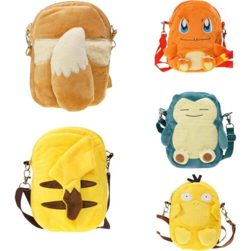 Soft Nap Pikachu Backpack Pokemon Baby Bag School Shoulder Bag Boy Girl Children Teenagers Pokemon Pocket Monster Bag