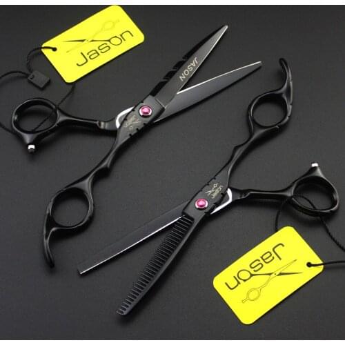 6 Professional Hair Salon Structure Scissors Set Cutting Barber Haircut Thinning Shear Scissors Hairdressing Hair Tools Scissors