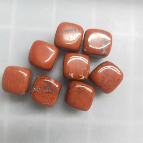 Natural Red Jasper Cubes Square Garden Ornaments Chakra Crystals Precious Tumbled Stones Indie Room Decor In Bulk