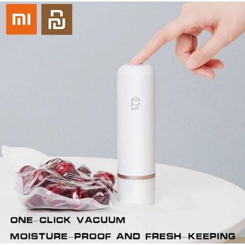 Original Xiaomi beiai Handheld Vacuum Household Electric Air Pump Kitchen Food Preservation Packaging Machine