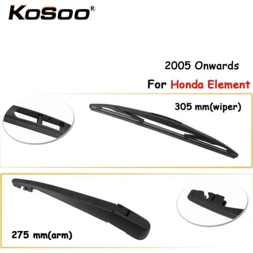 KOSOO Auto Rear Window Windshield Wiper Blades Arm Car Wiper Blade For Honda Element,305mm 2005 Onwards,Car Accessories Styling