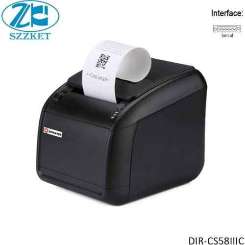 58mm Serial Cashdrawer Ports Desktop Thermal Printer with Auto Cutter Automatic paper cutting Receipt Printer