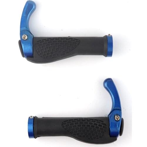 Bicycle Cycling Grips Mountain Bike Handle Rubber grips of Bilateral Lockable anti-skid Ergonomics Handlebar 5 Colors