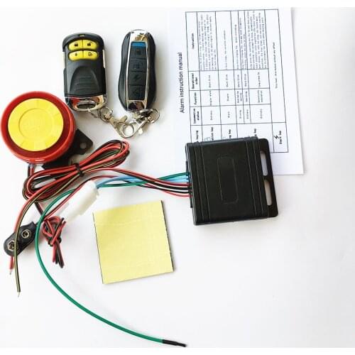 High Power Universal Portable Remote Control Anti-theft Alarm Motorcycle 315MHZ Car Anti-theft Alarm